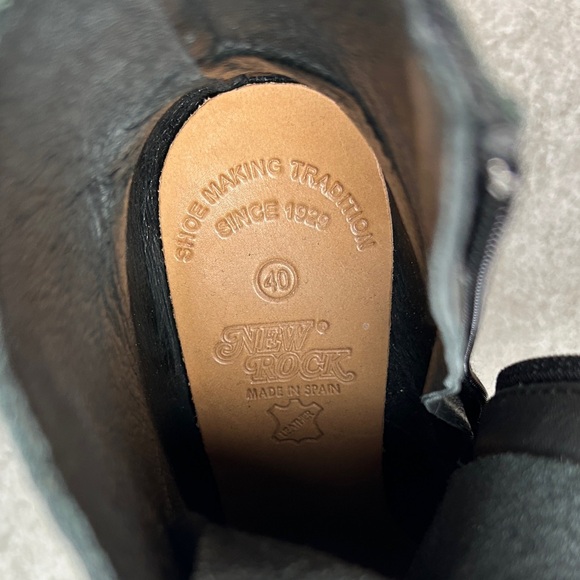 New Rock Ankle Boots - Handmade Real Leather - Picture 5 of 8